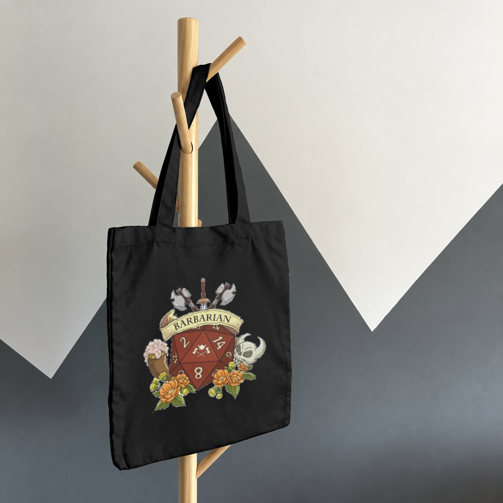 Barbarian Long Handle Cotton Tote Bag