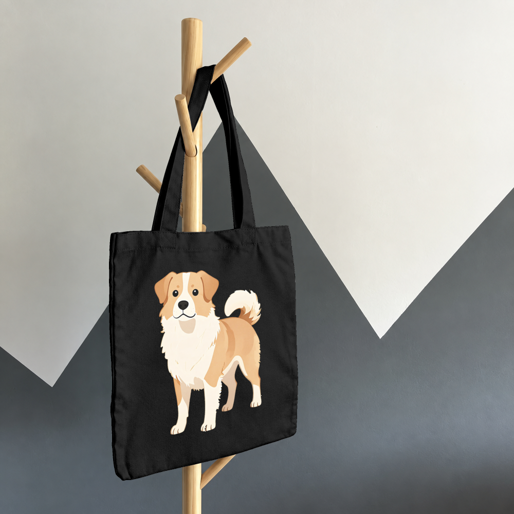 Dog Long Handle Cotton Tote Bag