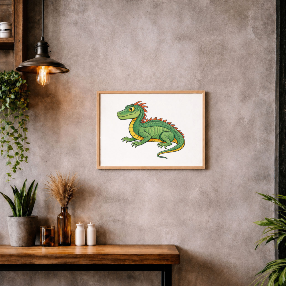 Miggins Eater Lustre Art Print