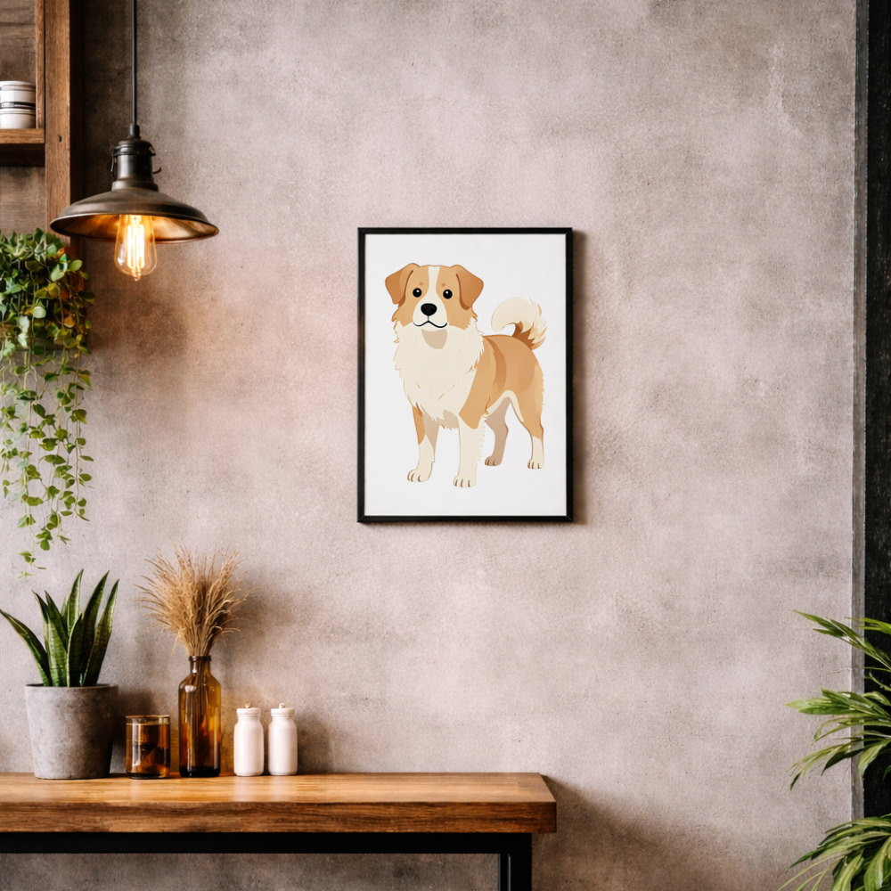 Dog Lustre Art Print