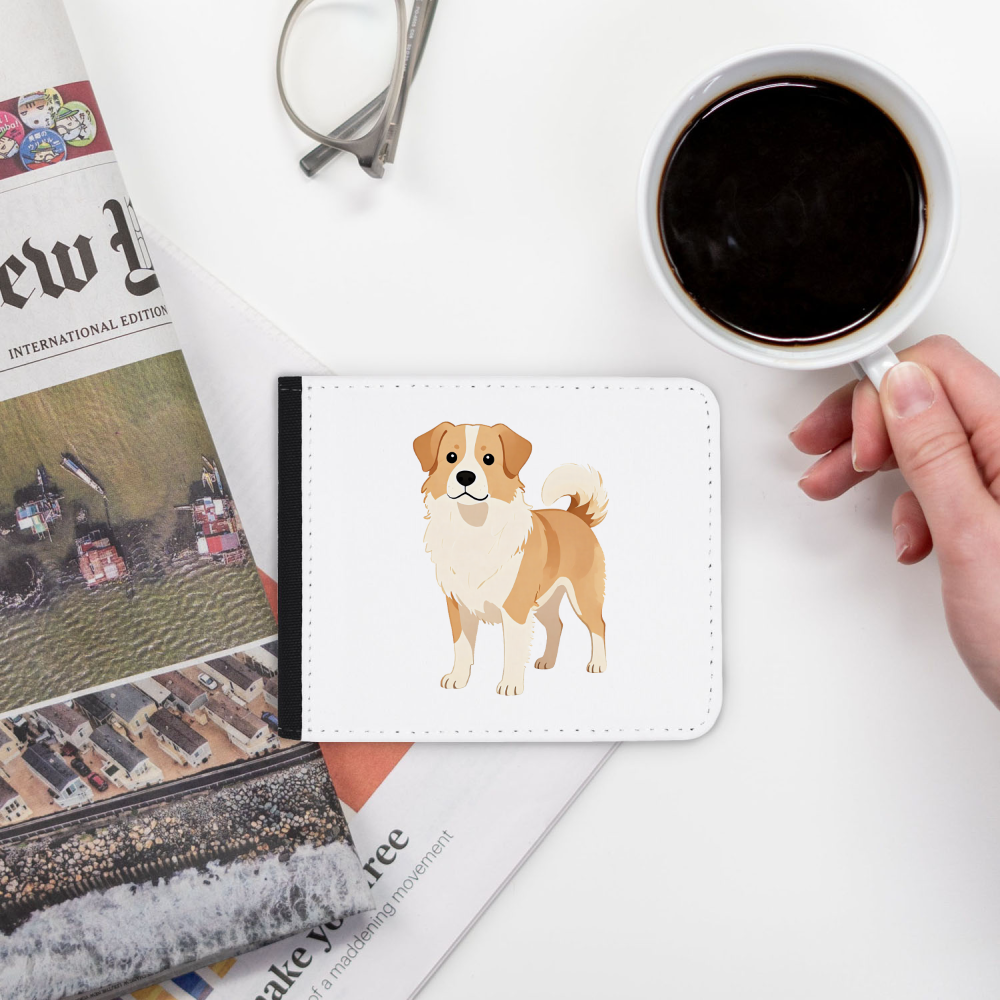 Dog Slim Folding Wallet