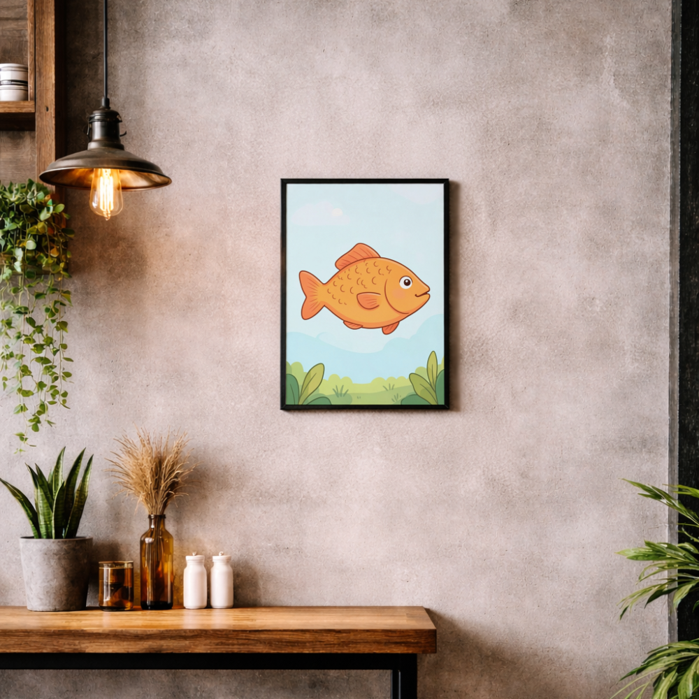 Fish Lustre Art Print