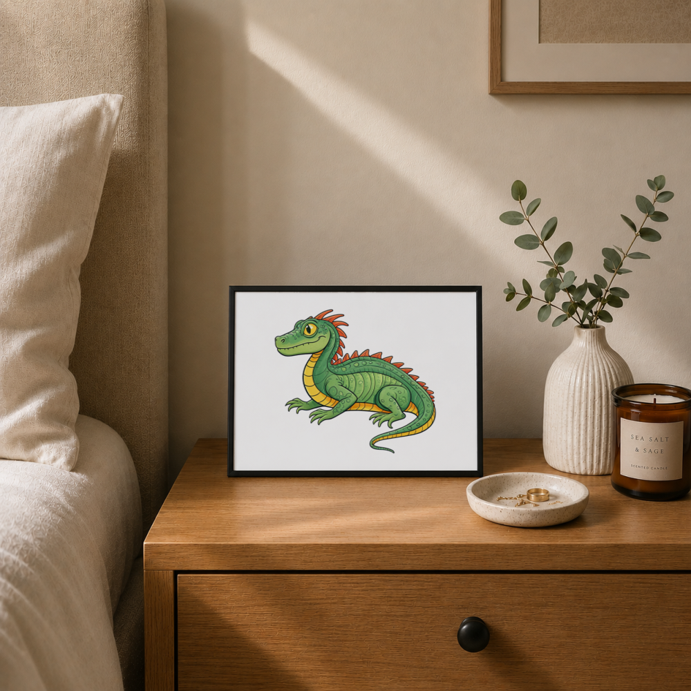 Miggins Eater Lustre Art Print