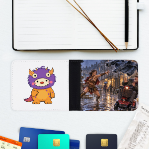 Helping Out Slim Folding Wallet