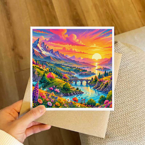 Untitled 148mm Square Greeting Card