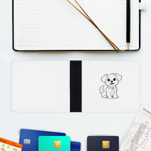 test dog Slim Folding Wallet