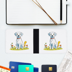 Dog Slim Folding Wallet