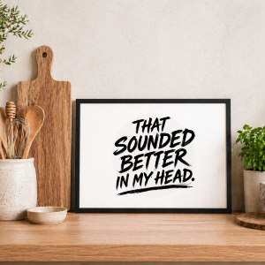 White test on mockups Lustre Art Print