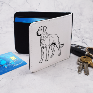 Dog Slim Folding Wallet