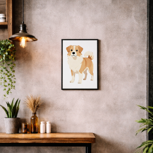 Dog Lustre Art Print