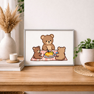 Picnic Lustre Art Print