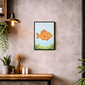 Fish Lustre Art Print