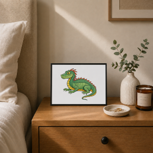 Miggins Eater Lustre Art Print